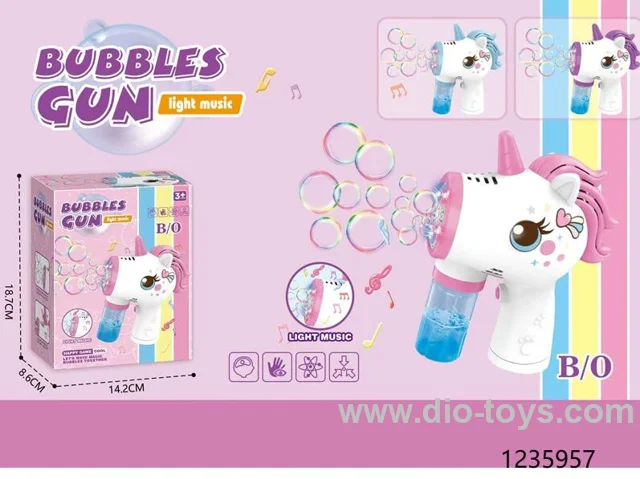 bubble gun with music