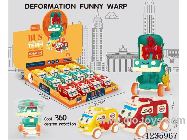 Inertial Cartoon Car 12PCS