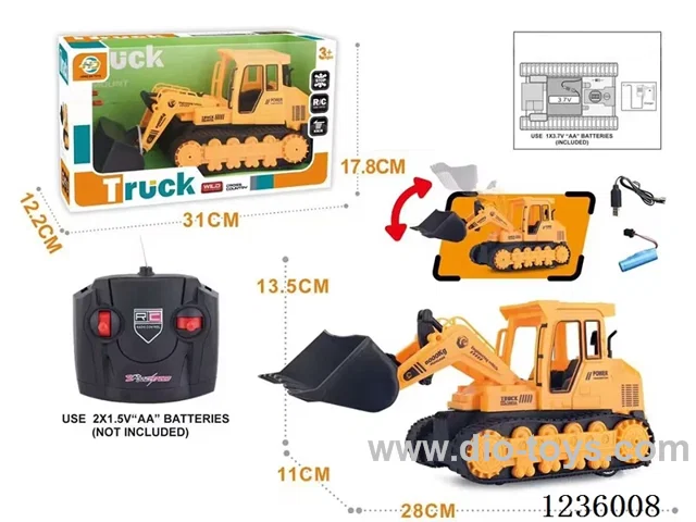 4ch rc Excavator Construction Vehicle included battery