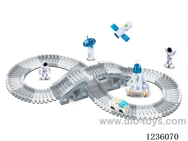 Extreme track electric track car (142PCS) (1*AA not included battery)