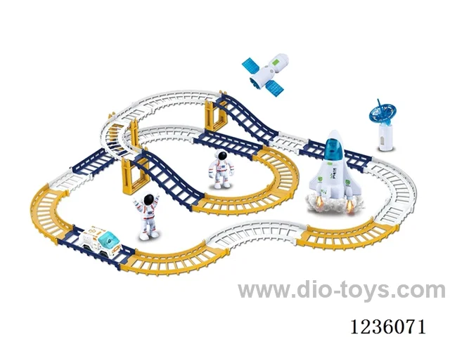 Extreme track electric track car (32PCS)(1*AA not included battery)