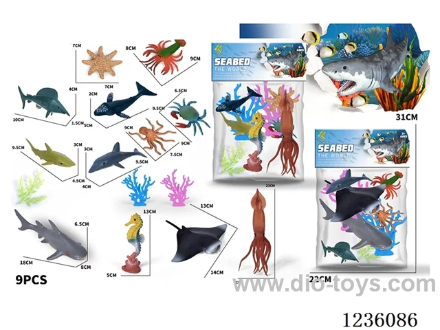 Ocean Set 9PCS/2 types mixed