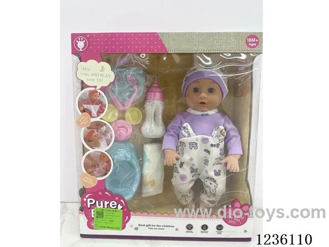 14-inch IC 4-Voice Drinking and Urinating Doll (Blows Bottle)included battery 3*AG13