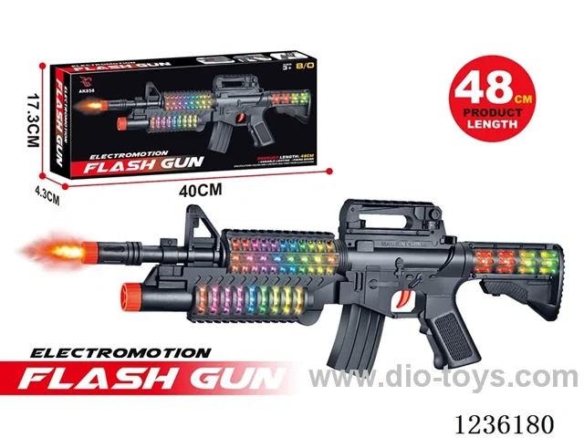 B/O Flashing eight-note gun not included battery