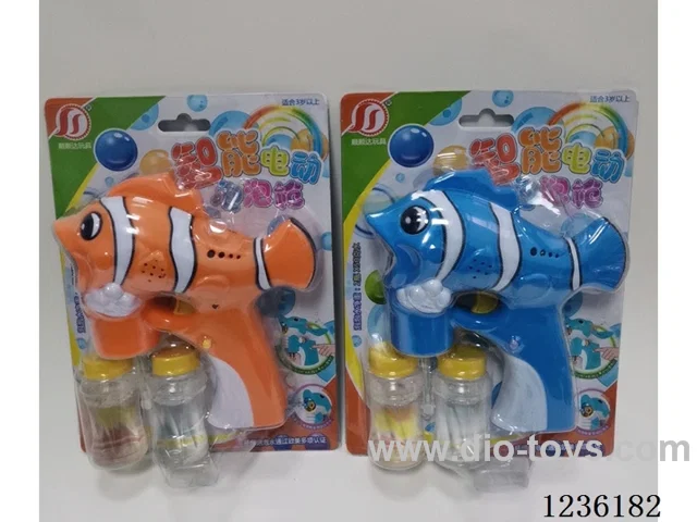 Clownfish bubble gun not included battery