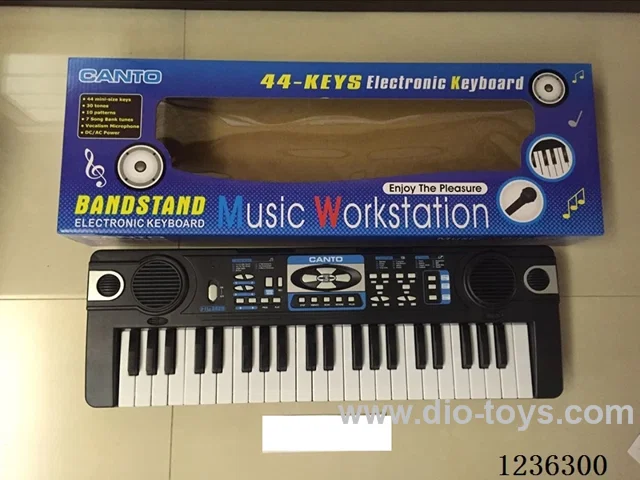 44-key multifunctional electronic organ with microphone/plug-in /not included battery