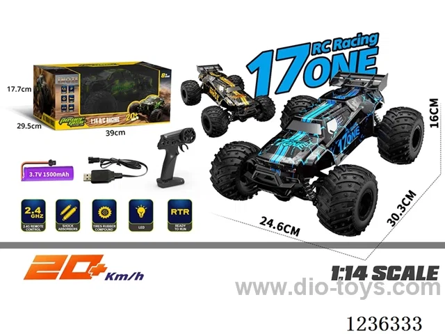 1:14 rc car included battery