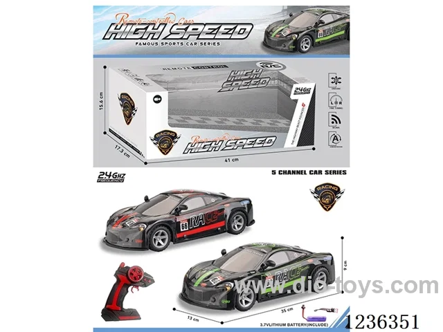 1:14 2.4G rc car included battery