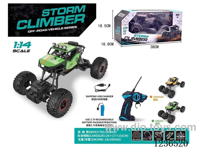 4ch Climbing Buggy RC Car (included battery with light)