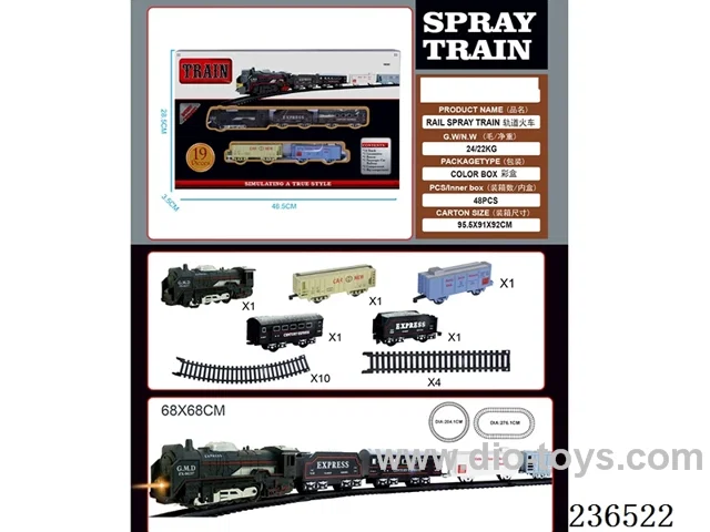 Track Train with light included battery