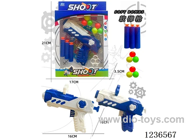 Table tennis soft bullet gun
