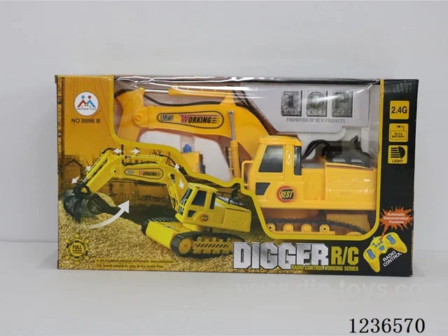 8ch RC excavation engineering car 2.4G included battery