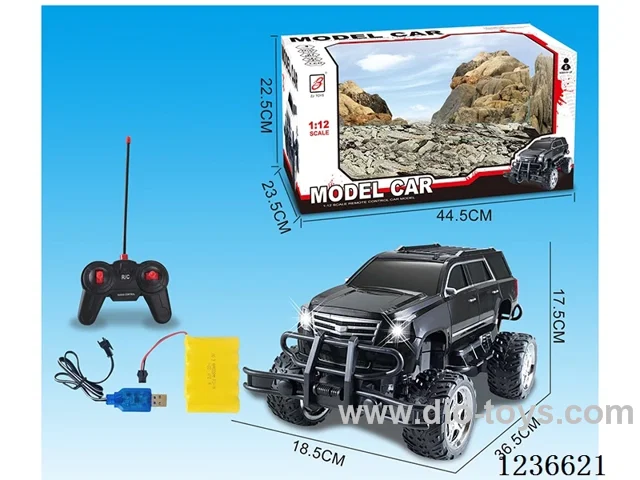 1:12 RC Cadillac 4ch Big Wheel RC car (included battery) )