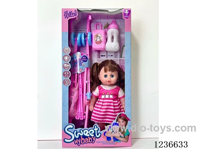 12 inch empty body doll with music included battery
