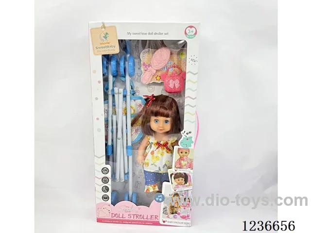 11 inch doll+Trolley+Accessories included battery