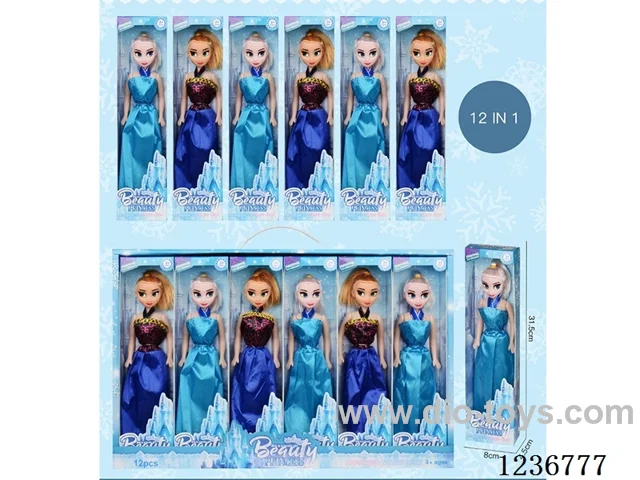 12-in-1 empty body Ice Barbie set (12PCS)