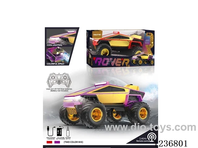 2.4G RC Alloy Tesla Pickup Buggy Big Wheel RC Car included battery