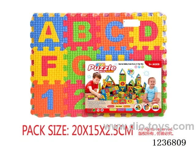 EVA English Alphabet and Numbers Jigsaw 36pcs