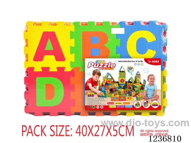 EVA English Alphabet and Numbers Jigsaw 36pcs