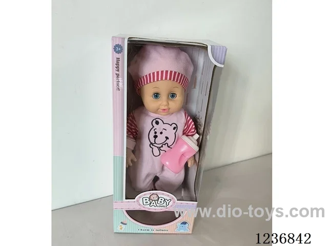 14 inch Empty Body doll with 4 IC included battery