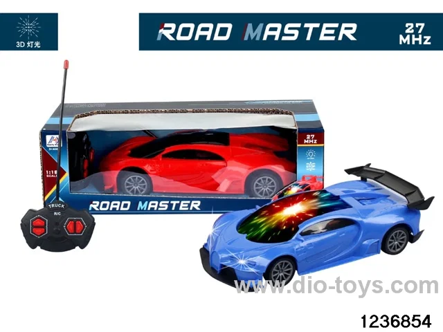 1:18 4 ch rc car with light，not include battery