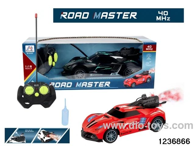 1:18 5 ch rc spray car with light，not include battery