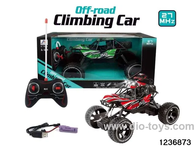 1:14 4 ch rc climbing car with light，include battery