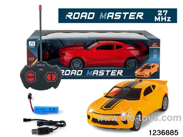 1:14 4 ch rc car with light，include battery