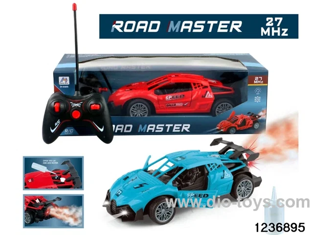 1:18 6 ch rc spary car with light，not include battery