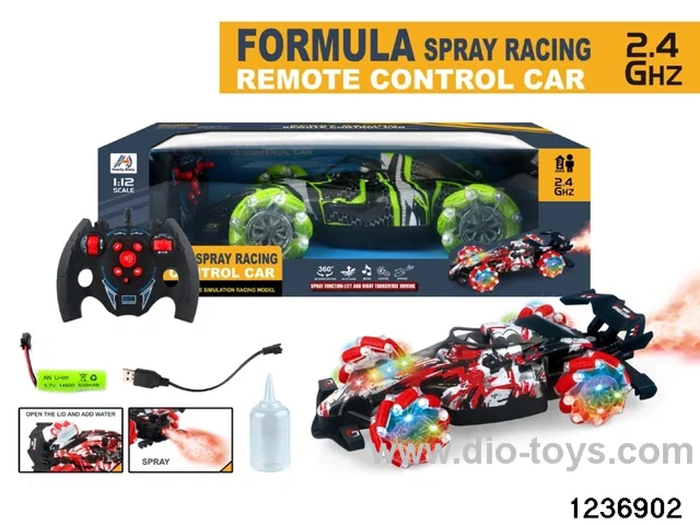 1:12 2.4G 9 ch rc stunt car with light/music，include battery