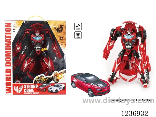 Transformer Car with light music included battery