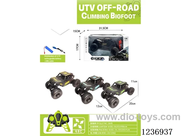1:16 4ch Off-road Climbing RC Car (Included Battery)
