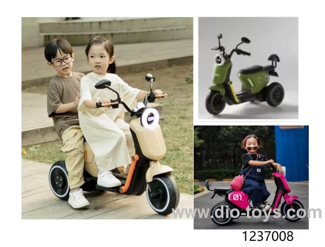 Children's Motorcycle，3 colors，Battery 6V4h