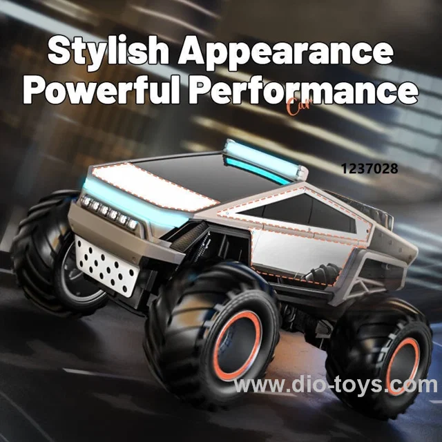 Cyberpunk Pickup Off Road Bigfoot (Alloy Version) in color box