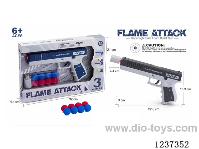 Glock manual air pressure gun Launcher 2 colors mixed