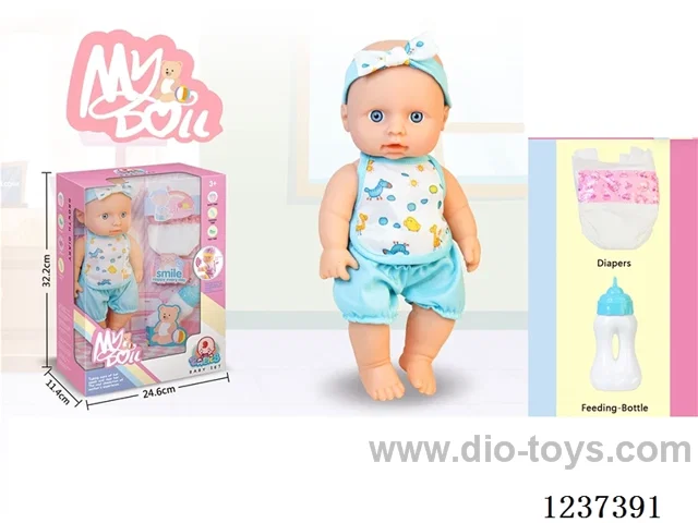 12 inch Doll Drinking and Peeing  (with 12 voices IC)  (CPC) Included battery