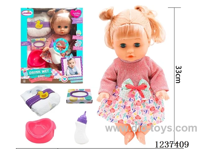 14 inch doll set with 12 sound IC, included 3*AG13 battery