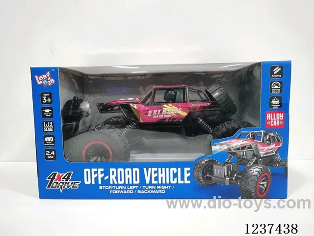 1:12 RC 4WD Lighted Climbing Car included battery