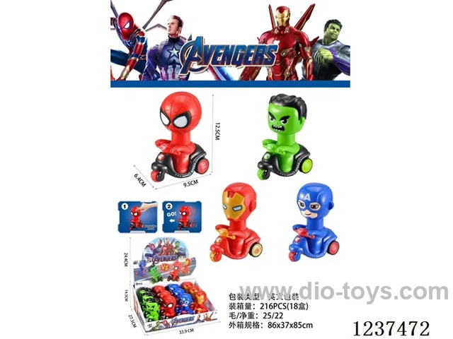 Avengers Press Car (12PCS single price)