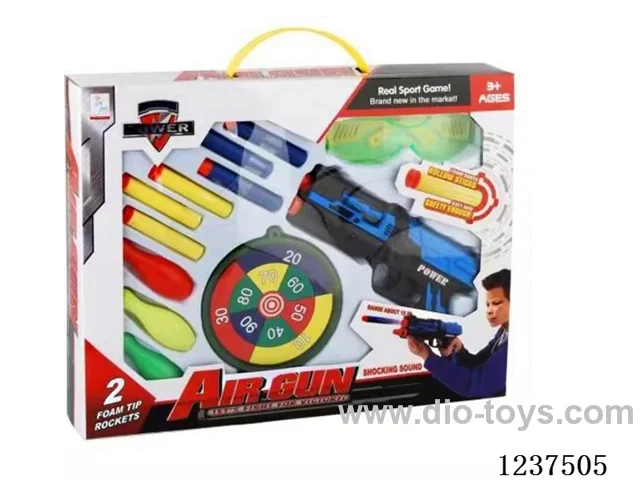 soft bullet gun 3 colors mixed