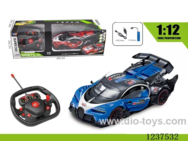 1:12 RC Bugatti Racing Car 2 colors mixed included battery