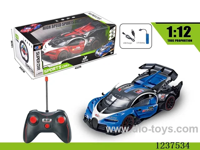 1:12 RC Bugatti Racing Car 2 colors mixed included battery