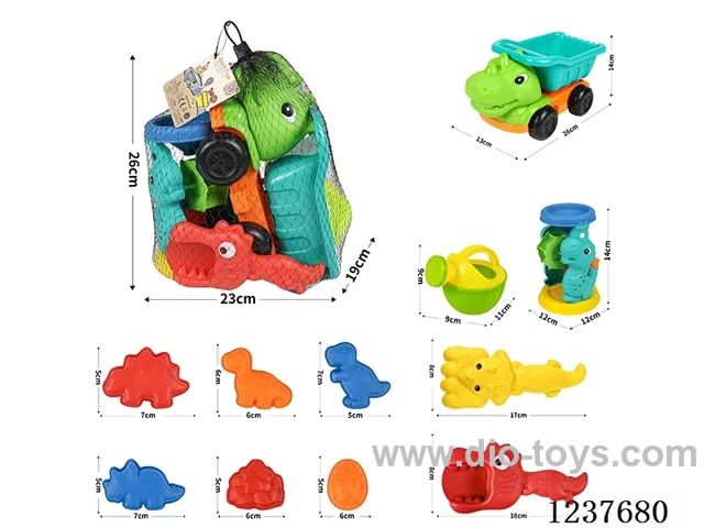 Dinosaur Car Beach Car Set 11pcs