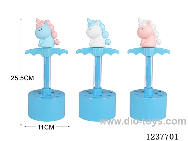 Unicorn Pony Cinder Block Snow Clip
