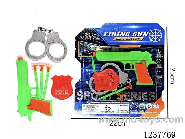 gun toys set (with handcuffs/badge)