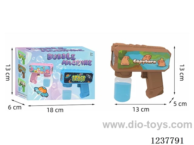 Automatic bubble gun with light not included battery