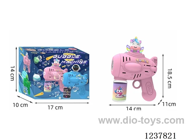 Automatic bubble gun with light not included battery