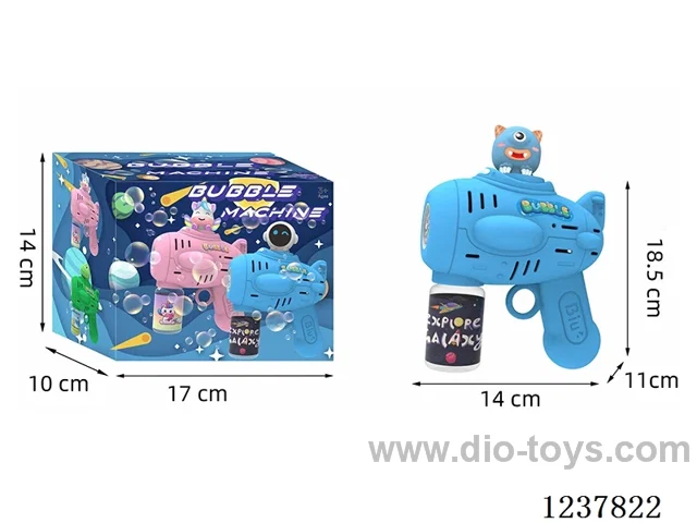 Automatic bubble gun with light not included battery