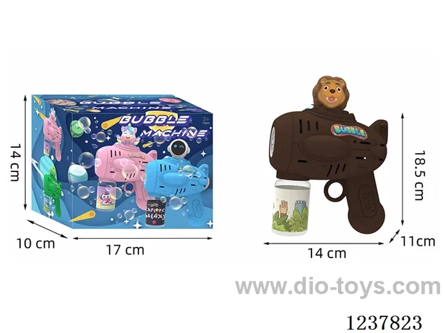 Automatic bubble gun with light not included battery