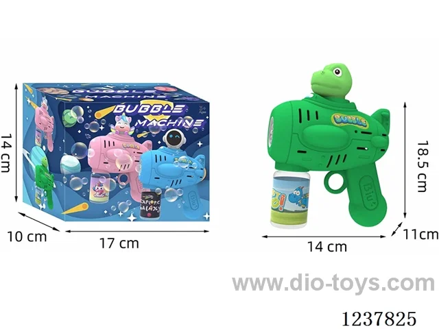 Automatic bubble gun with light not included battery